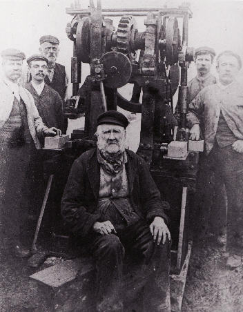 Workers at Brick Works in Ruabon